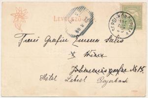 1905 Sepsikőröspatak, Kőröspatak, Valea Crisului; Kálnoky kastély. Feitzinger Ede kiadása (Teschen) ...