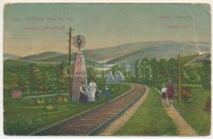 1919 Alváca-gyógyfürdő, Baie Minerale Vata de Jos; Vasúti híd / Podul Trenulni / railway bridge (b)