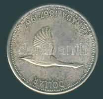 Kanada 1967 1$ Ag "100 éves a Konföderáció" 23,32g T:1-