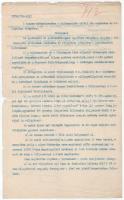 1909-1912 Arad városi kultúrpalota építésével kapcsolatos 3 db irat