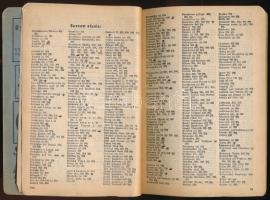 1939 Szlovák menetrend vasúti, autóipari, gőzhajózási és légi közlekedéshez, térképmelléklettel, 243...