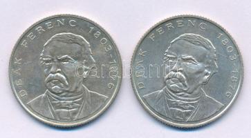 1994. 200Ft Ag "Deák" (2x) T:AU,XF patina
Adamo F13.1
