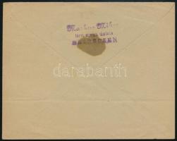 1919 Debrecen cenzúrázott helyi levél 10f és 20f bérmentesítéssel + 20f portójelzéssel / Local censo...