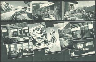 cca 1920-1940 Utazási prospektus - Großglockner, Franz Joseph Haus, képekkel illusztrált