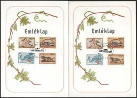 1978 Bélyegnap (51.) Pannóniai mozaikok sor és blokk 2-2 emléklap