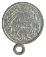 Amerikai Egyesült Államok 1901. 1d (10c) Ag "Barber" füllel T:XF,VF
USA 1901. 1 Dime (10 ...