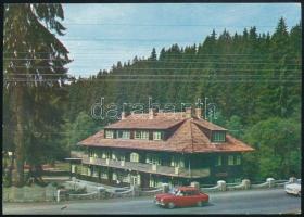 1991 A Sikaszó Panzióból küldött képeslap I. kiadású hotelposta bélyeggel / Hotelpost postcard with ...