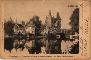 1902 Budapest XIV. Városliget, Vajdahunyad vára. Ganz Antal No. 14. (EK)