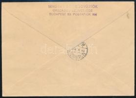 1954 Jókai Mór sor és blokk ajánlott FDC-n