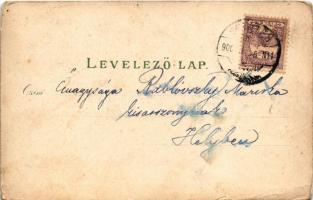 1900 Budapest V. Igazságügyi palota. Kunstanstalt Rosenblatt litho (EB)