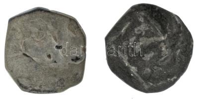 Ausztria ~1200. Bécsi fillér Ag (2x), (0,55g ; 0,73g) T:VF, patina Austria ~1200. (Friesach) Pfennig Ag (2x), (0,55g ; 0,73g) C:VF, patina