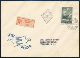 1957 Repülő 20Ft záróérték ajánlott FDC-n