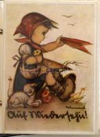 100 db MODERN Hummel művészlap albumban: gyerekek / 100 modern children art postcards s: Hummel