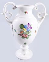 Herendi Tertia kétfüles váza. Jelzett, hibátlan, m: 31 cm