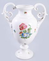 Herendi Tertia kétfüles váza. Jelzett, hibátlan, m: 31 cm