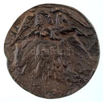 Borsos Miklós (1906-1990) ~1975. "KFKI (Központi Fizikai Kutatóintézet)" kétoldalas, öntöt...