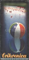 cca 1920-1940 Képes utazási prospektus - Crikvenica, Jugoszlávia, magyar nyelven