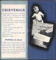 cca 1920-1940 Képes utazási prospektus - Crikvenica, Jugoszlávia, magyar nyelven