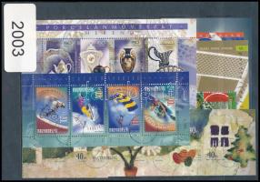 2003 Teljes évfolyam MINTA bélyeg