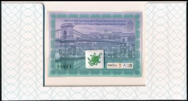 2022 Hunfilex porcelános emlékív / souvenir sheet with porcelain inset