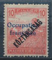Arad 1919 Arató/Köztársaság 10f / Mi 35 Signed: Bodor