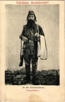 1911 Munkács, Mukacheve, Mukachevo, Mukacevo; zsidó póttartalékos katona. S.M.P. Kraków Deposé 1910. 46. Judaika / K.u.K. military, Transcarpathian Jewish reservist soldier. Judaica (EB)