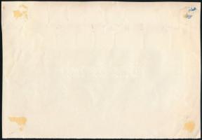 1919 Arad helyi ajánlott expressz levél előlap 20 klf megszállási bélyeggel / Local registered expre...