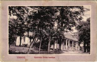 1919 Tinnye, Vásárhelyi Zoltán kastélya. Eisler Lajos kiadása (Rb)
