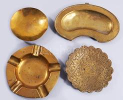 Doboznyi vegyes réz / bronz tétel, régi darabokkal, közte kínálótál