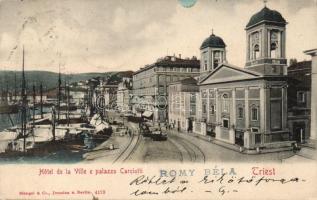 Trieste Town hall and Carciotti Palace