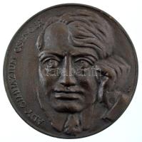 DN "Ady Gimnázium Csenger" egyoldalas kerámia emlékérem (~140mm) Szign.: ismeretlen T:AU hátoldalán lyukasztott