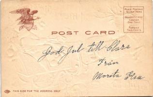 Merry Christmas! P. Sander Emb. litho (lyuk / pinhole)