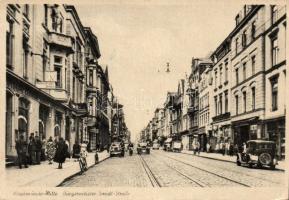 Wesermünde (Bremerhaven) Smidt street with the editorial office of the Nordwestdeutsche Zeitung (EB)