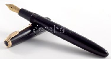 Régi Parker toll, 14k arany heggyel, tokjában, h: 14 cm