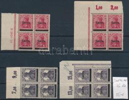 Német összeállítás 3 stecklapon, benne Deutsches Reich, német megszállás, Marienwerder, összefüggése...