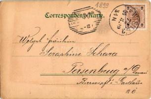 1899 Wien, Vienna, Bécs; Stefanskirche v. Graben, Zahnartzt. Verlag von G. Rüger &amp; Co. / chu...