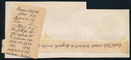 1854 Osztrák Déli Vasút Engerth tehermozdony, hátoldalon feliratozott fotó, 7×15 cm / locomotive