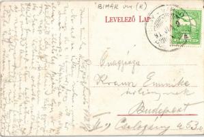 1912 Püspökfürdő, Szentlászlófürdő, Baile 1 Mai (Nagyvárad, Oradea); mozaiklap vasútállomással / mul...