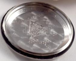 Omega Seamaster női karóra, mechanikus, pontosan jár, bőr szíjjal, karcokkal, d: 22mm