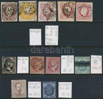 Spanyolország 6 db és Portugália 5 db klasszikus bélyeg / Spain 6 and Portugal 5 classic stamps (Mi EUR 421,-)