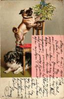 1900 Dogs. litho (r)