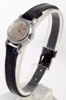 Omega Ladymatic női karóra, mechanikus, működik, sérült üveggel, d:2cm