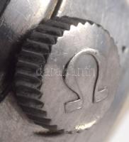 Omega Ladymatic női karóra, mechanikus, működik, sérült üveggel, d:2cm