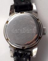 Omega Ladymatic női karóra, mechanikus, működik, sérült üveggel, d:2cm