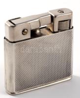 Weltzmunder részben ezüst (Ag) öngyújtó, jelzett, 4,5x4,5 cm, bruttó 67g