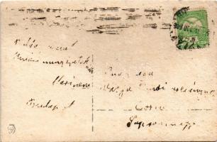 1909 Boldog újévet! Malac / New Year greeting art postcard with pig (Rb)