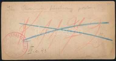 cca 1910 Kissármási fúrótorony (Erdély), keményhátú sztereofotó, feliratozva, pecséttel, 9x17 cm