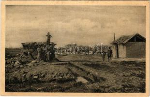 Bereg vármegye, cigánytelep / Cikánská vesnice v berezské zupe (Berezská zupa) / Bereg County, Gypsy folklore (EK)