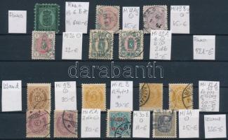 Finnország 6 db és Izland 8 db klasszikus bélyeg / Finland 6 + Island 8 classic stamps (Mi EUR 1.047,-)