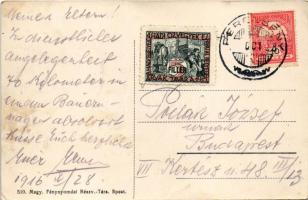 1916 Perecseny, Perechyn, Perecin; Bautlin vegyészeti gyár, iparvasút sínek / chemical factory, indu...